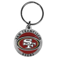 San Francisco 49ers Carved Metal Key Chain